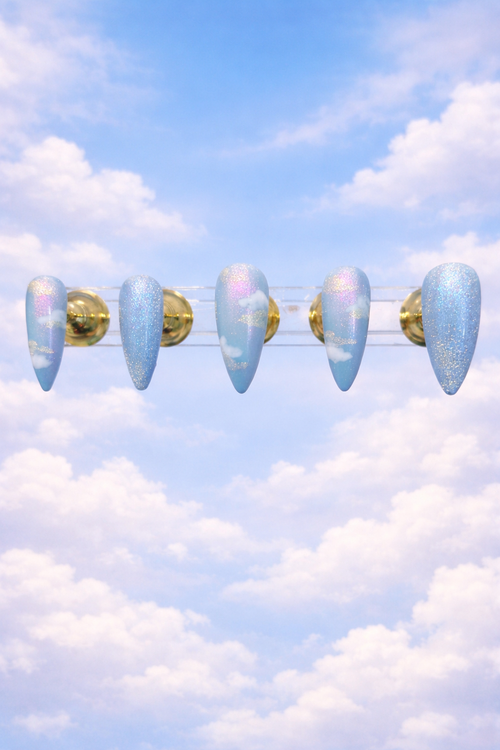 Dreamy Sky Press On Nails